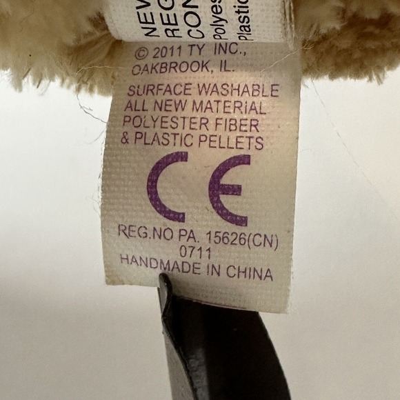 Ty Beanie Boo Rebel 2011 Meerkat 6" Big Brown Eyes Stuffed Animal Huggable Plush - Picture 4 of 13